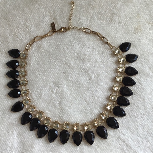 INC International Concepts Black and Gold Necklace - Picture 1 of 5